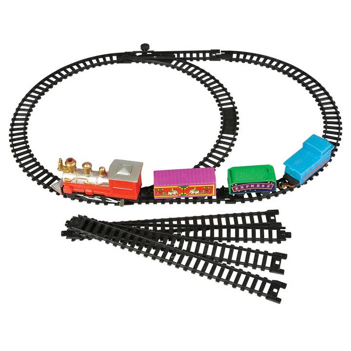 La Luna Bella - Toys - Venta al por mayor Coches/camiones de juguete - Niños - Juego de coches MINI EXPRESS TRAIN SET, 6 x 11 pulgadas, LLB