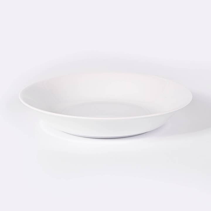 Round Deep Plate 19 cm White for wholesale by OGRE La Fabrique