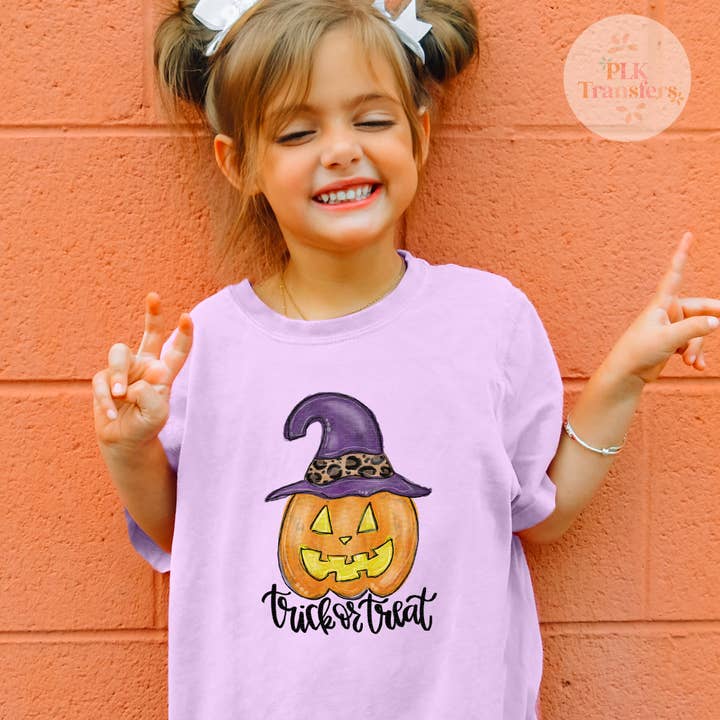 UNGDOM, trick or treat | MATTE CLEAR FLIM | Screen Print Transfer | - FULLFÄRG för wholesale av PLK Transfers