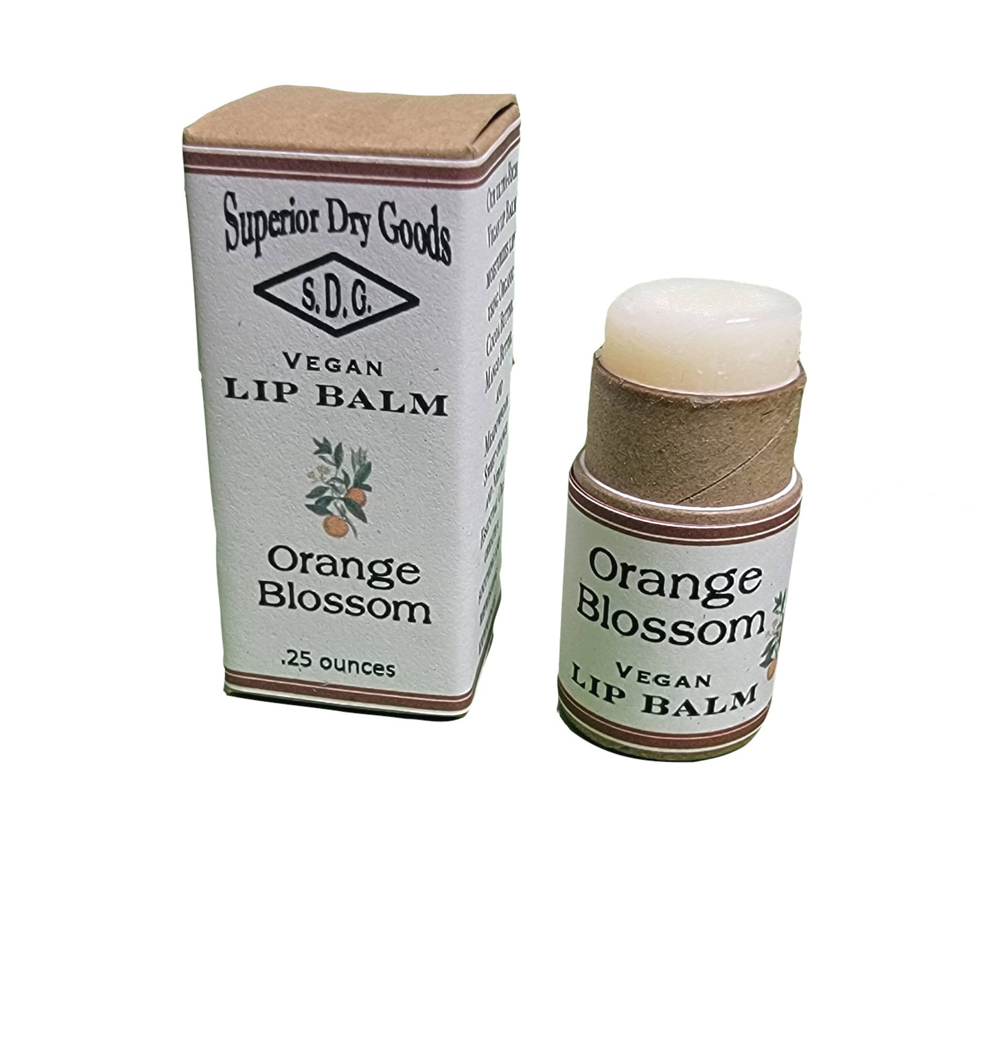 Superior Dry Goods - Wholesale Lip Balm - Orange Blossom Lip Balm | Paperboard Tube | All Natural1