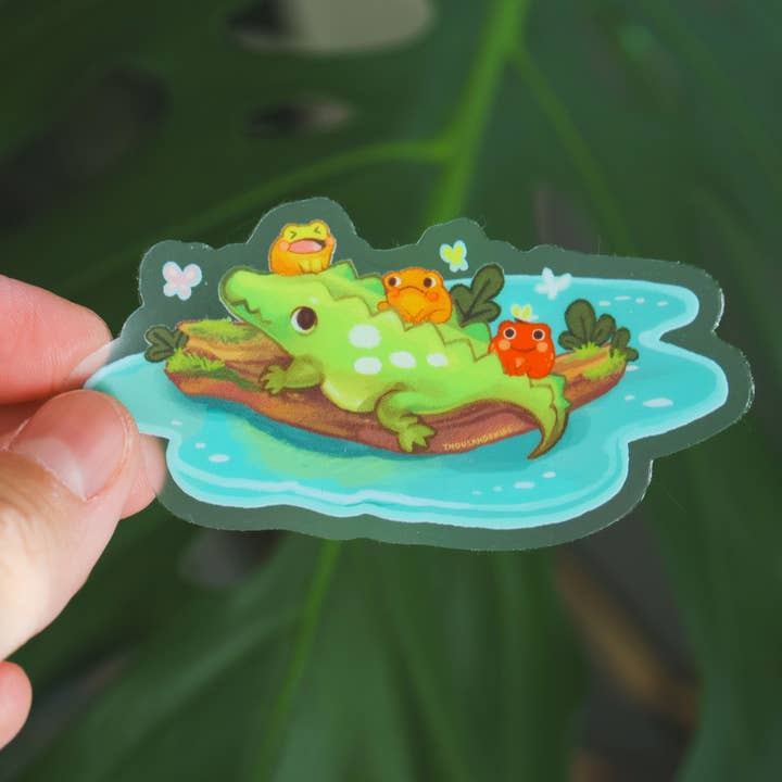 Thousand Skies - Wholesale Sticker - Vinyl Sticker (Transparent) Gator Bus