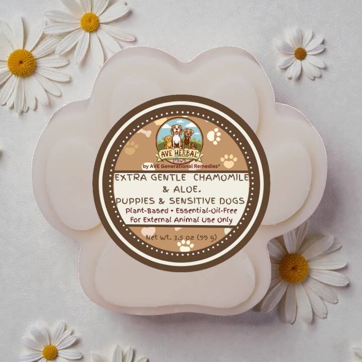 PureLife Organic Inc - Wholesale Pet Cleaning Supplies - AVE Herbal Paws Chamomile & Aloe Soap0