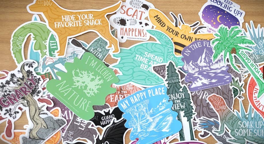 Advice for Life by Your True Nature - Vente Autocollant - Conseils d'un dauphin - Sticker découpé - Grand1