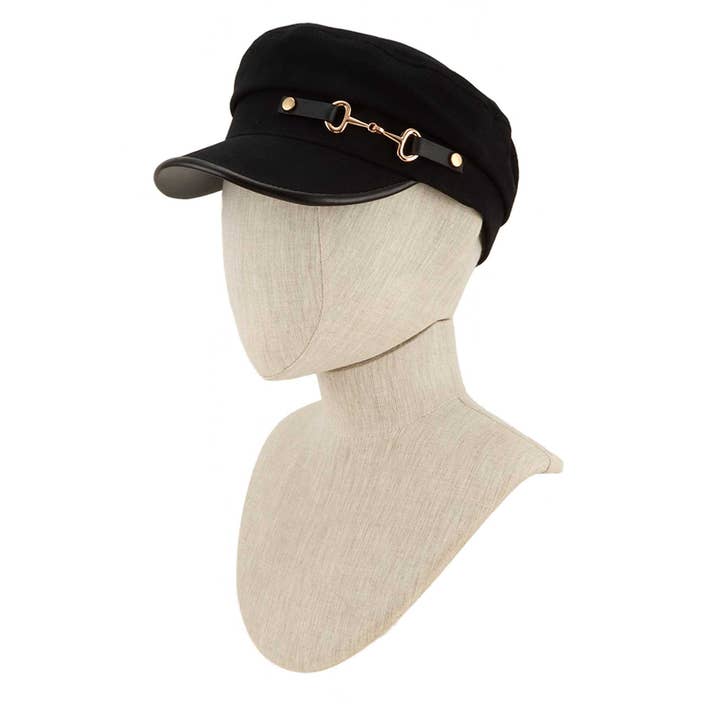 anbfashion – wholesale Basker - Unisex – Basic solid barett med metallspänne, unisex nyhetsboykeps3