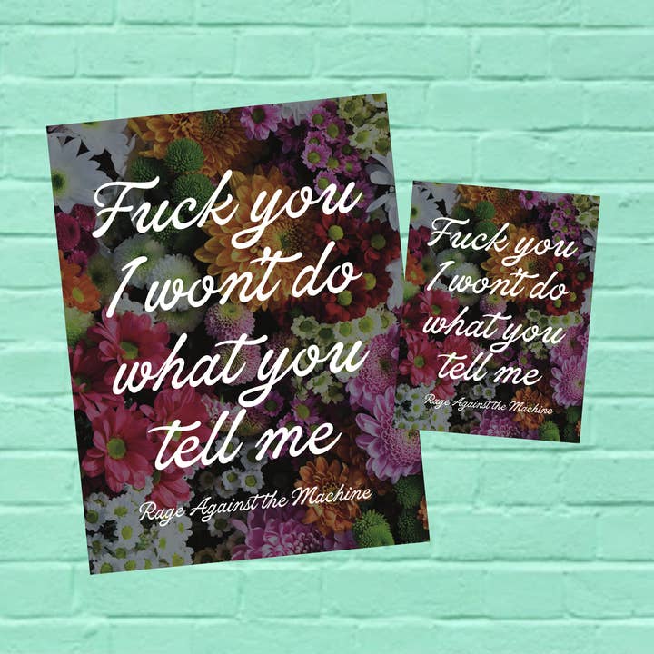 Woedende Ansichtkaart voor wholesale door Confetti Moon