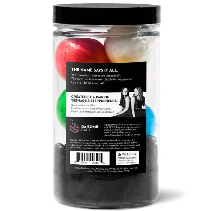 Da Bomb Bath Fizzers - Wholesale Bath Bomb/Fizz - Amazeballs Jar