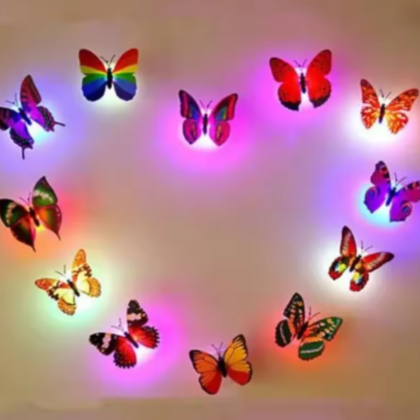 Buddha Ayurveda – wholesale Night light – 10pcs 3D LED Butterfly Wall Lights for Garden & Party0