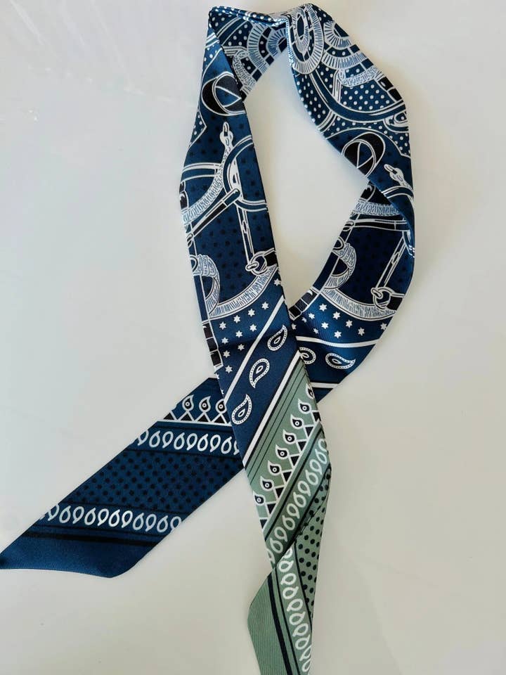 Navy Twilly Scarf for wholesale by Cola Stacks