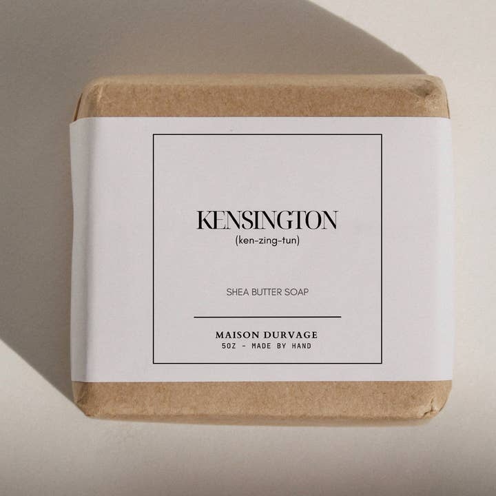 KENSINGTON SHEASMÖR TVÅL för wholesale av Maison Durvage