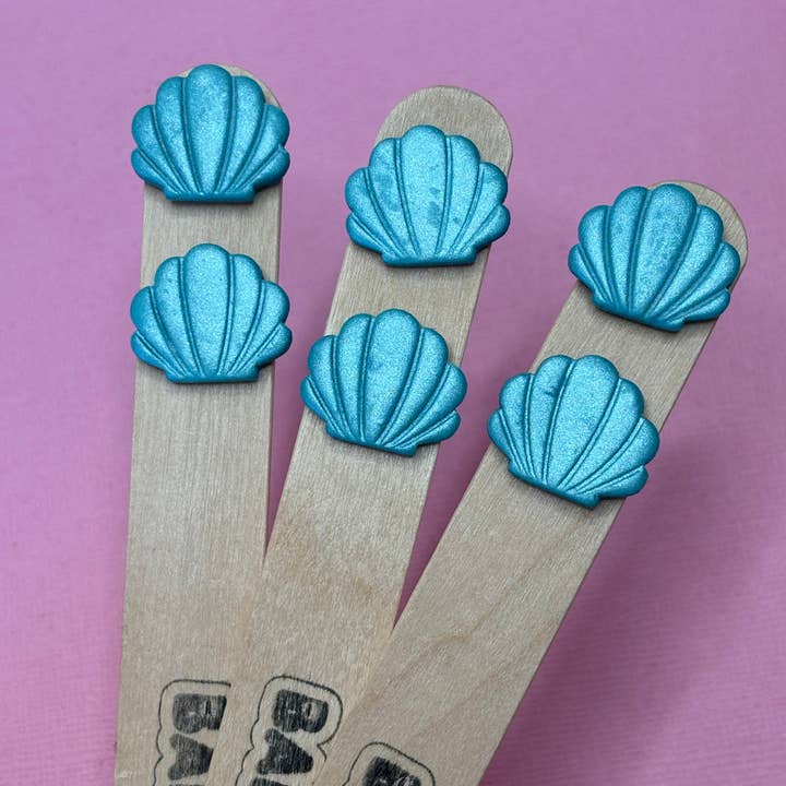 The Dusty Collective - Wholesale Stud/post earrings - Shell Studs Turquoise