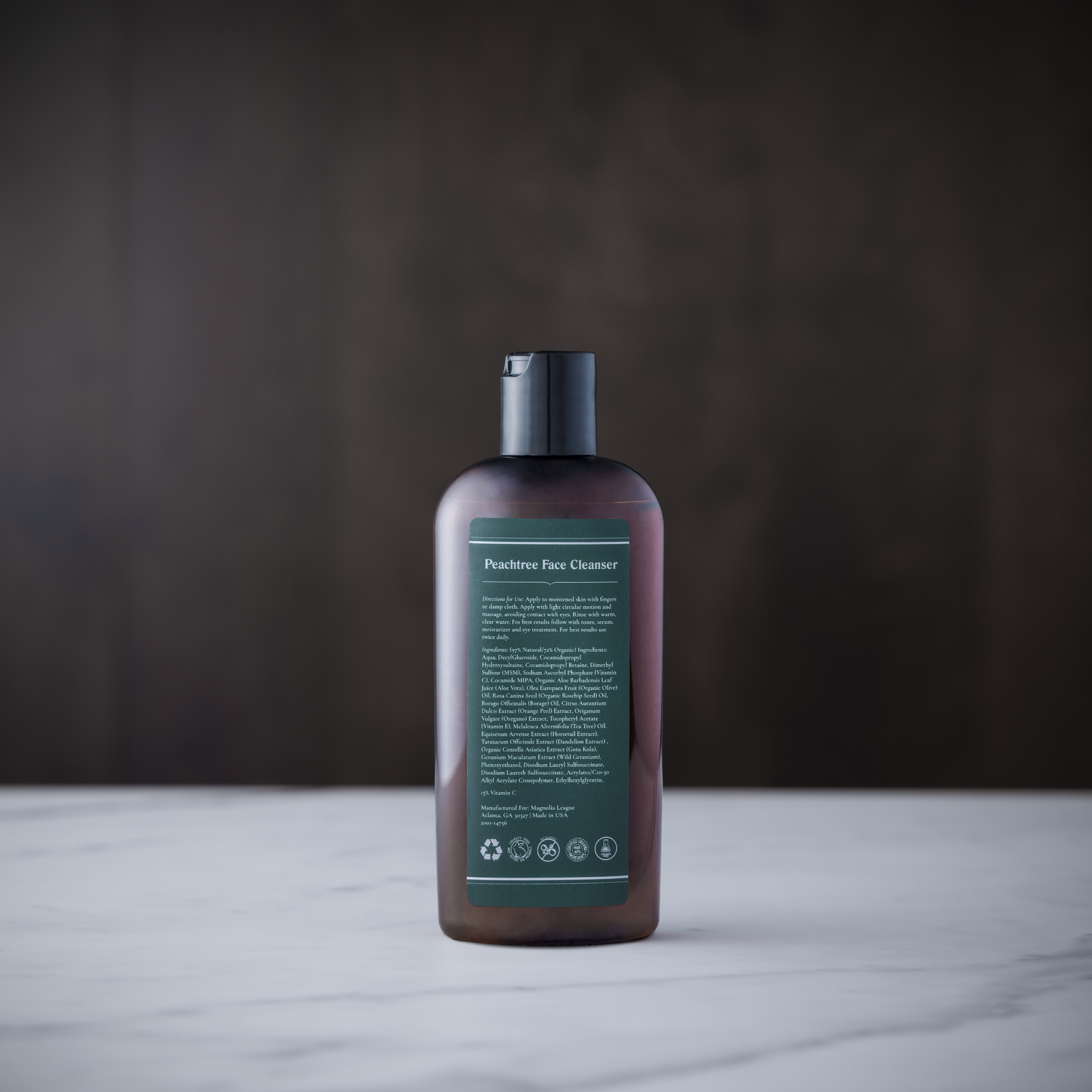 Magnolia League - Wholesale Facial Cleanser - Peachtree Face Cleanser1