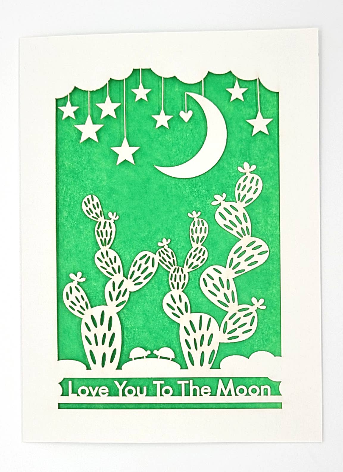 two hermanas - Venta al por mayor Tarjetas de amor - Te quiero a la Luna - Cactus9