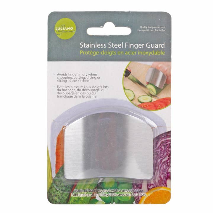 Luciano Gourmet - Wholesale Kitchen Tool/Gadget - Luciano Gourmet Stainless Steel Finger Guard