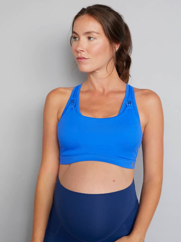 Artemis Nursing Sports Bra - Electric Blue for wholesale by Natal Active