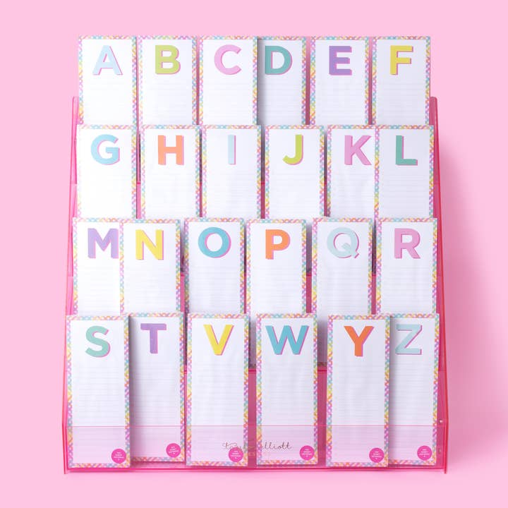 Taylor Elliott Designs - Wholesale Retailer Display - Paper & Novelty - Pink 4-Shelf Display Large - Min. 1 (DISP-01)1