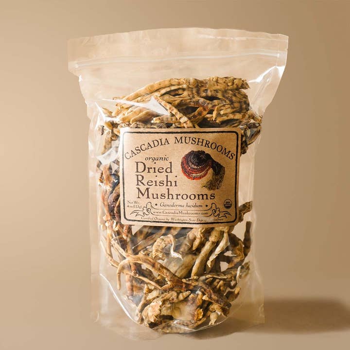 Cascadia Mushrooms - Wholesale Health/Detox Tea - Organic Dried Red Reishi Mushroom