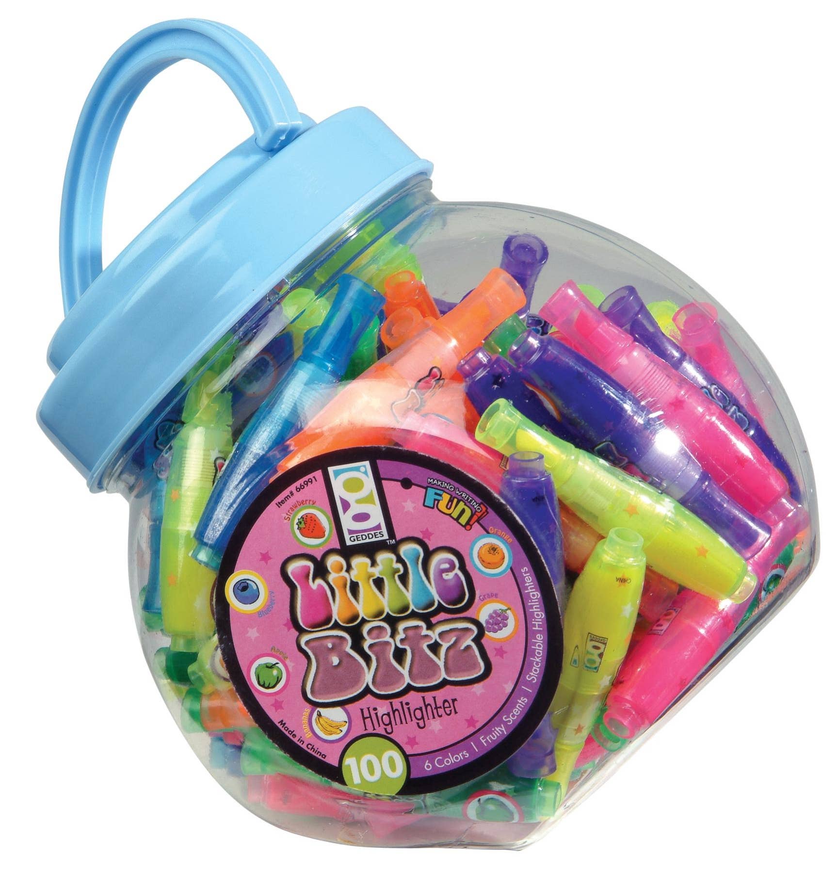 Geddes – wholesale Highlighter – LITTLE BITZ SCENTED HIGHLIGHTER  100/TB2