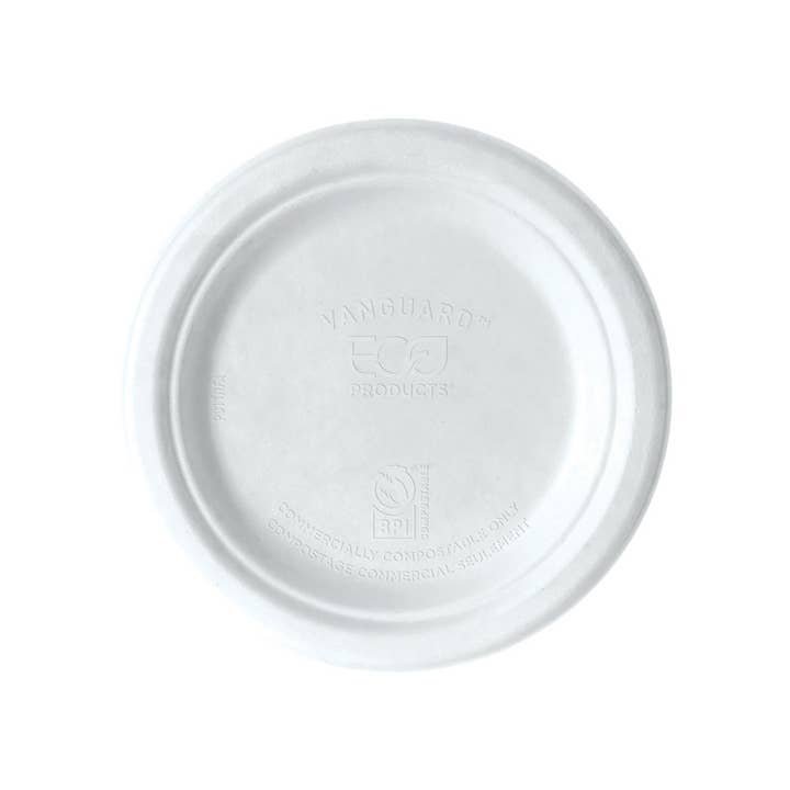 MicRic - Wholesale Disposable plate - 7in Circle Plates | Vanguard® Eco-Products (QTY:1000)