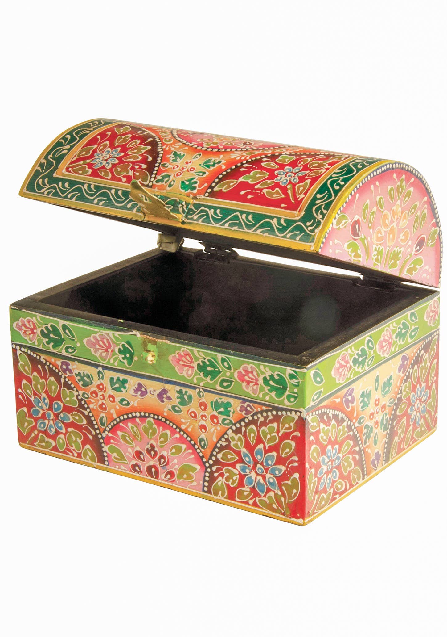 Namaste - Wholesale Decorative box - Hand Painted Domed Wooden Box2