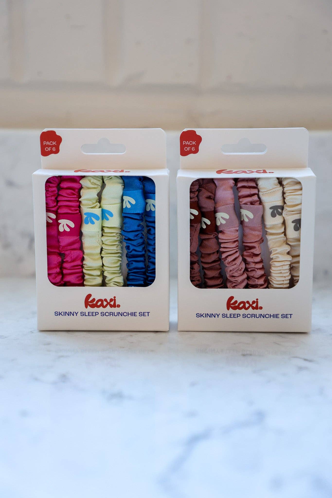 KAXI - Wholesale Scrunchie - Women's - SKINNY SATIN SLEEP SCRUNCHIE SET5