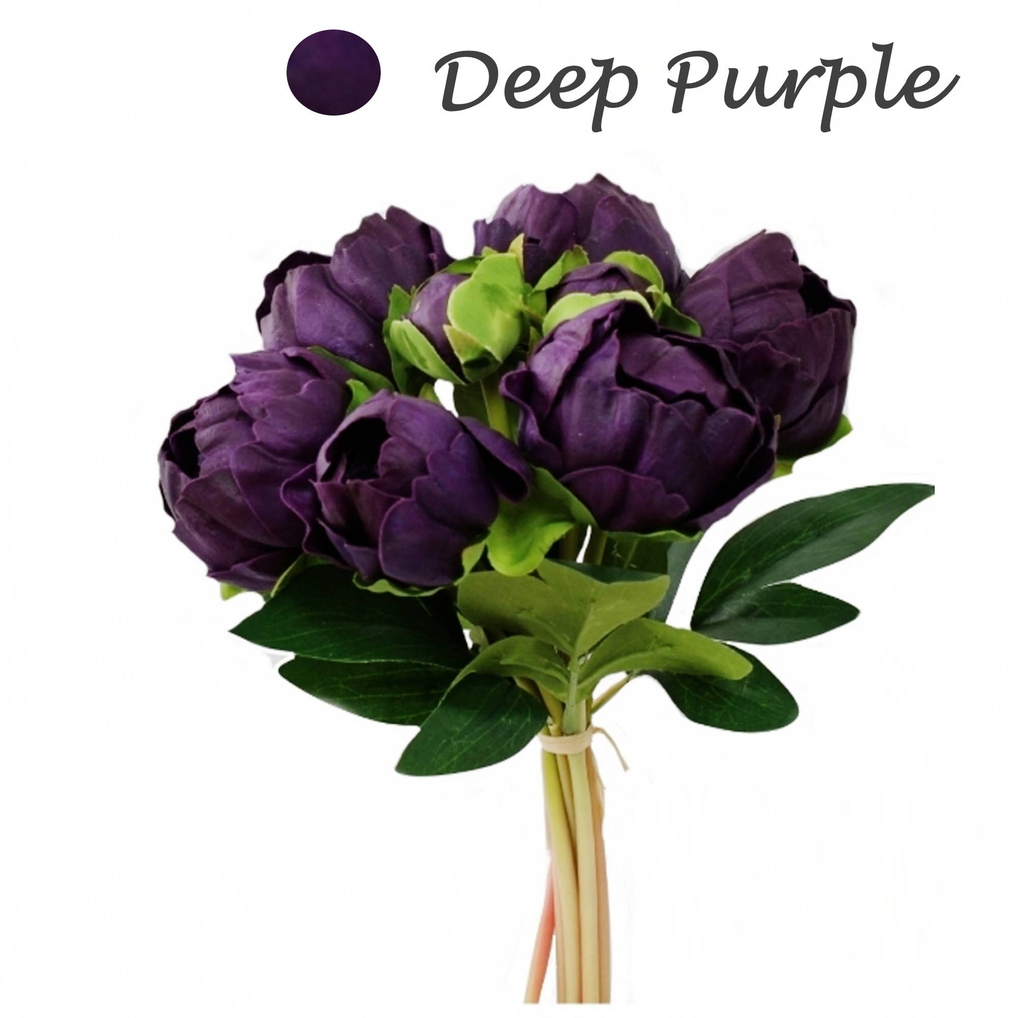 Angel Isabella - Wholesale Artificial Flowers - Case Packed Value-10 Bundles Real Touch Faux Peony bundle12