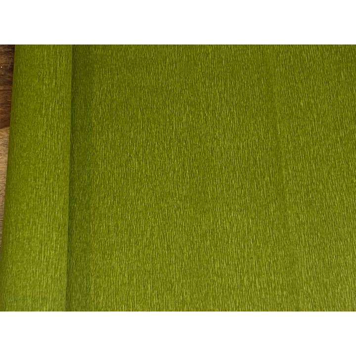 Petals and Pearls Design - Wholesale Craft supplies - Olive German Extra Fine Crepe1