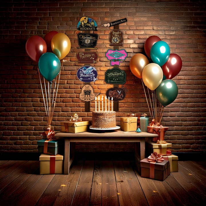 Conquest Journals - Wholesale Sign - Harry Potter Directional Signs (12-Piece 10 Signs & 2 Posts)1