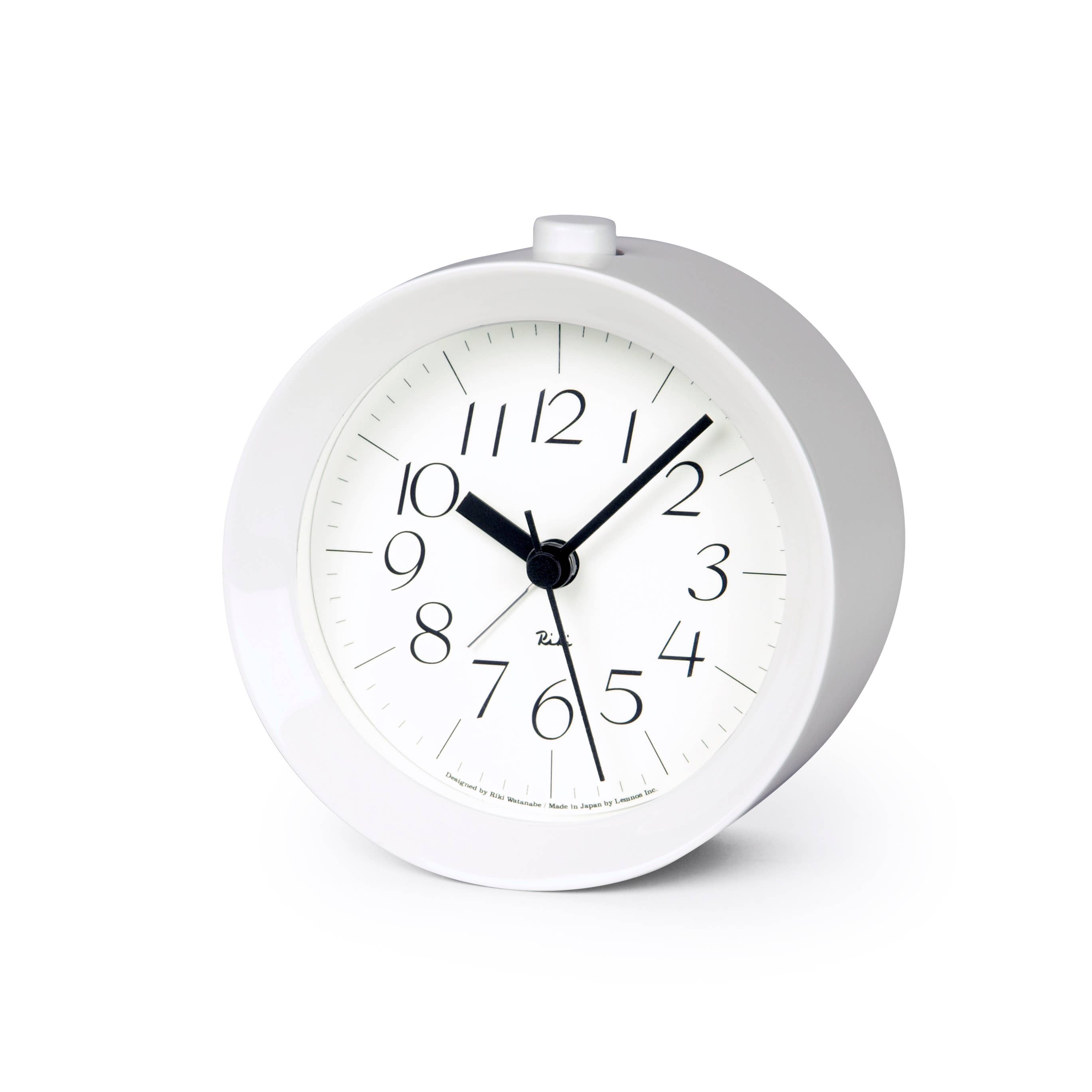 Lemnos - Wholesale Alarm Clock - Lemnos Riki Alarm - Piano White