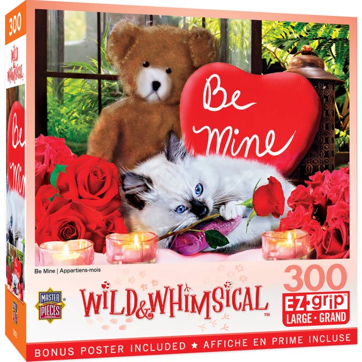 Wild & Whimsical - Be Mine 300 Piece EZ Grip Puzzle for wholesale by Masterpieces Puzzles