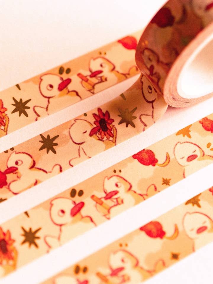 Fita Washi - Spring ducks por atacado de Sekai of kangae