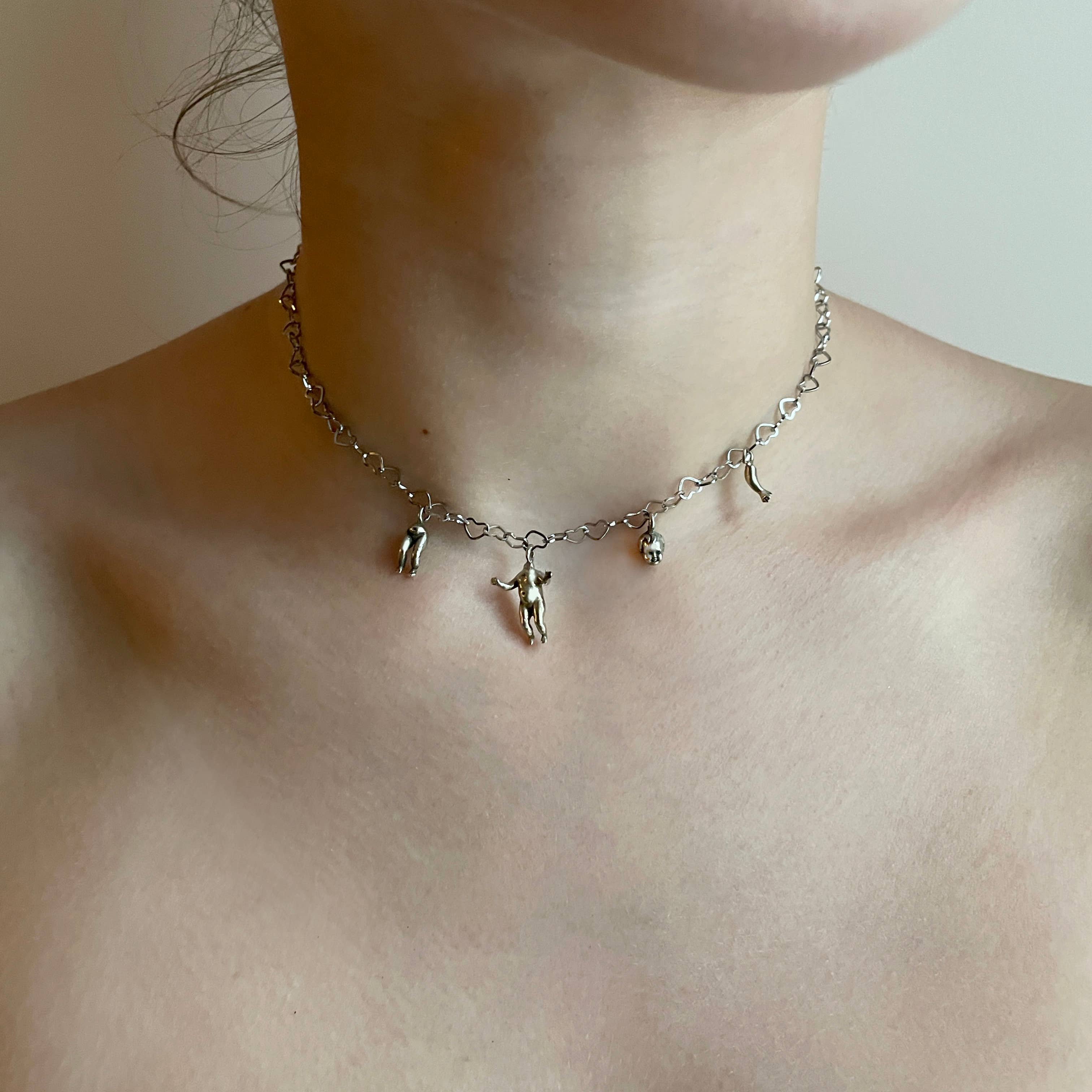 Anomaly Jewelry - Wholesale Pendant/Charm Necklace - Baby Doll Parts Charm Necklace3