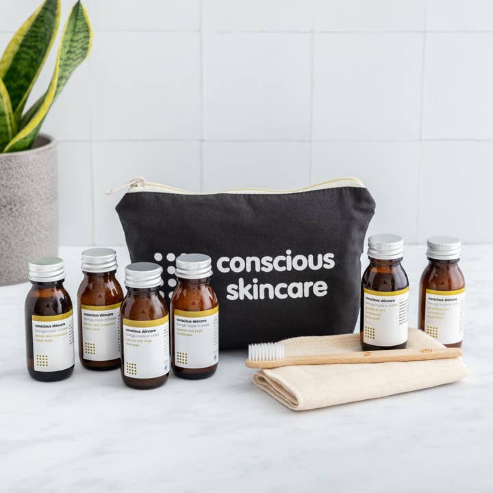 Organic Mini Festival & Travel Kit for wholesale by Conscious Skincare