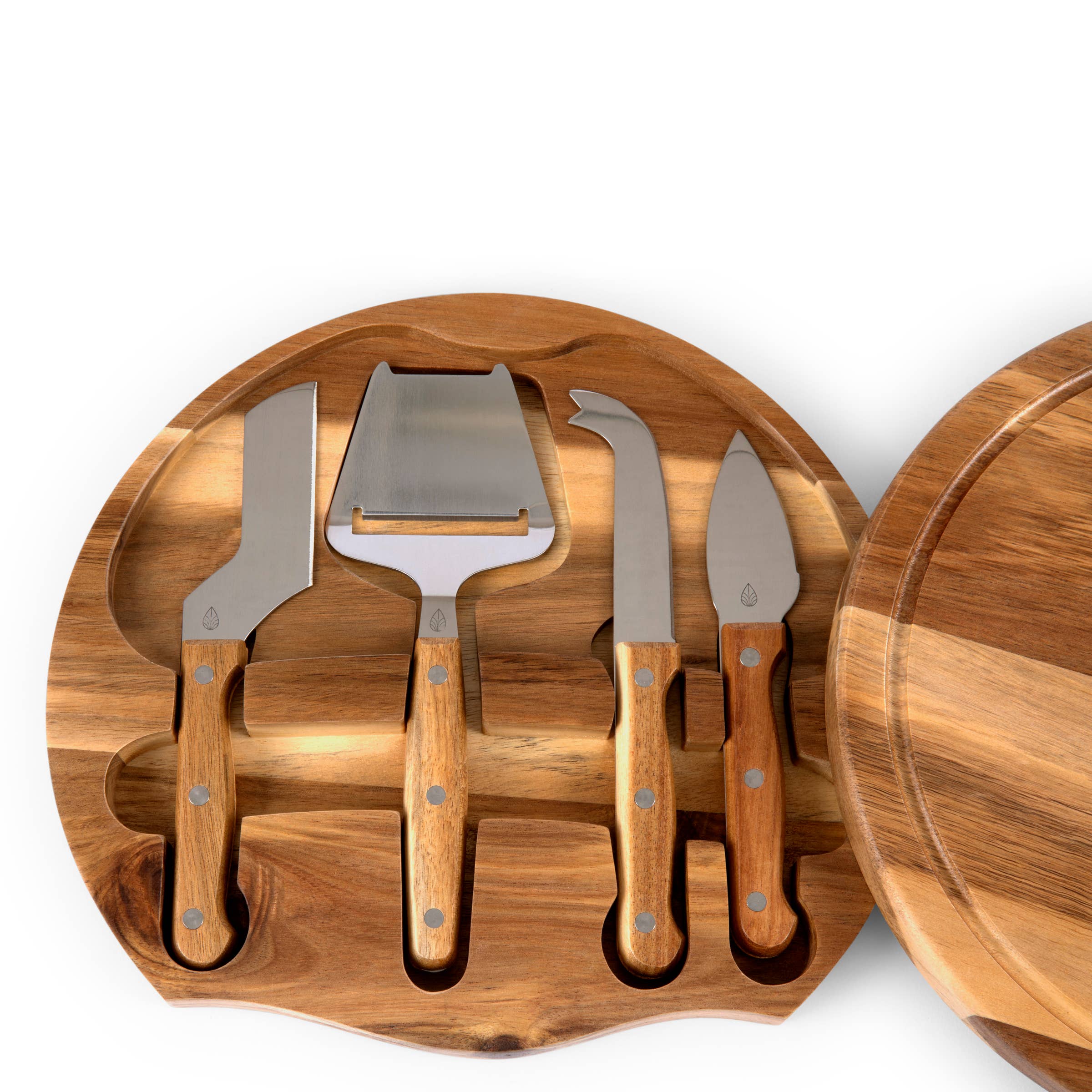 Acacia Circo Cheese Cutting Board & Tool Set for wholesale on Faire13