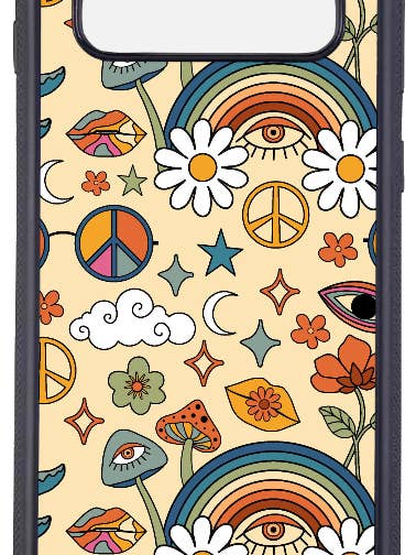 Étui pour téléphone Boho Mushroom Rainbow pour la vente par Tayson Trends