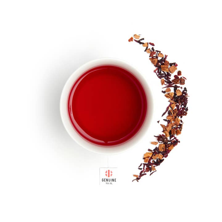 Genuine Tea - Wholesale Health/Detox Tea - Organic Cranberry Apple - Herbal Tea