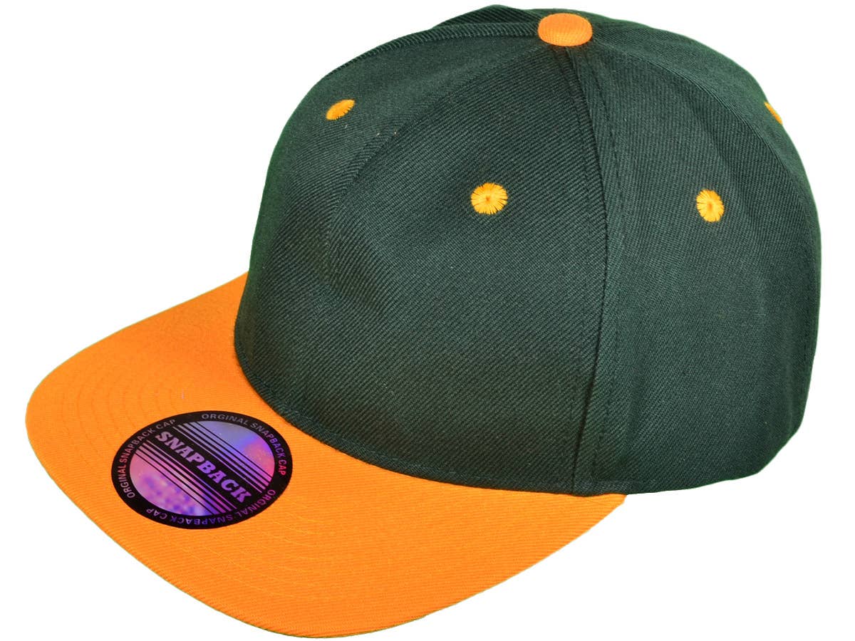 Buck Wholesale - Vente Casquette à visière plate – unisexe - Casquettes snapback unies à visière plate style vintage25