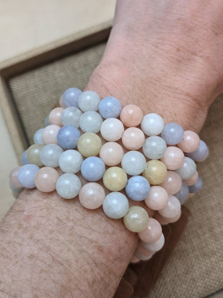 Morganitarmband (Finns i olika storlekar) för wholesale av JFOX Jewelry