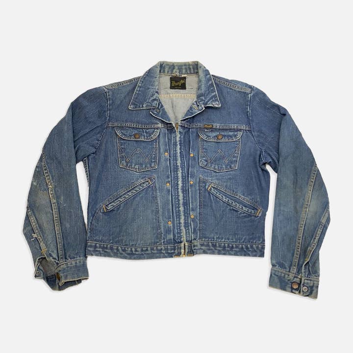 Veste en jean Wrangler vintage pour la vente par The Era NYC