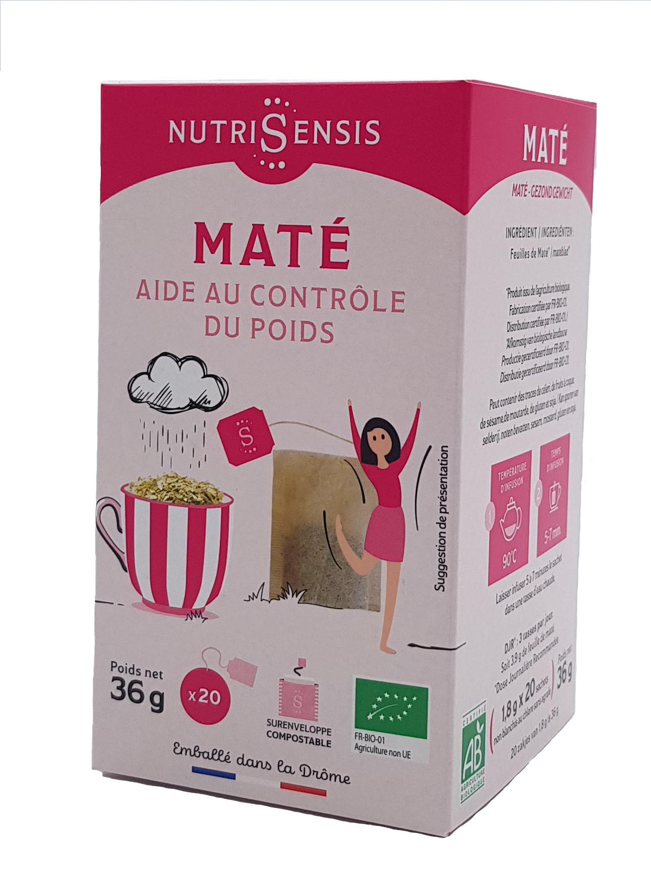 Nutrisensis - Wholesale Retailer Display - Food & Drink - NUTRISENSIS - Display of 120 boxes of BIO infusions4