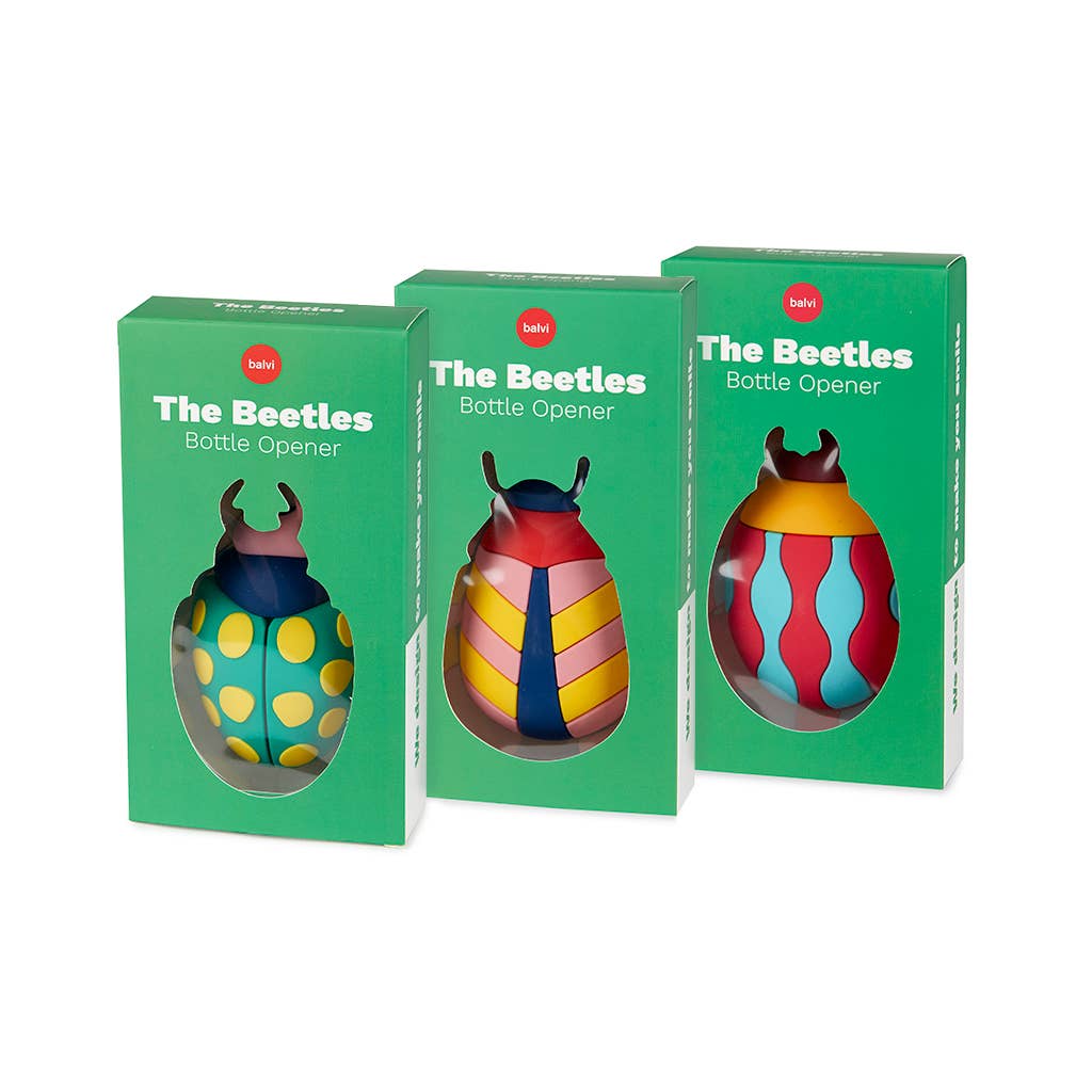 Balvi - Vendita all'ingrosso Apribottiglie - Apribottiglie,The Beetles,display x9,colori assortiti.