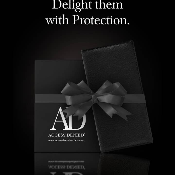 Access Denied Accessories - Wholesale Wallet - Unisex - Genuine Leather Checkbook Cover For Women &Men RFID Blocking19