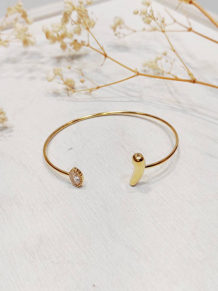 Stel armband med strass Serena för wholesale av LOLO & YAYA