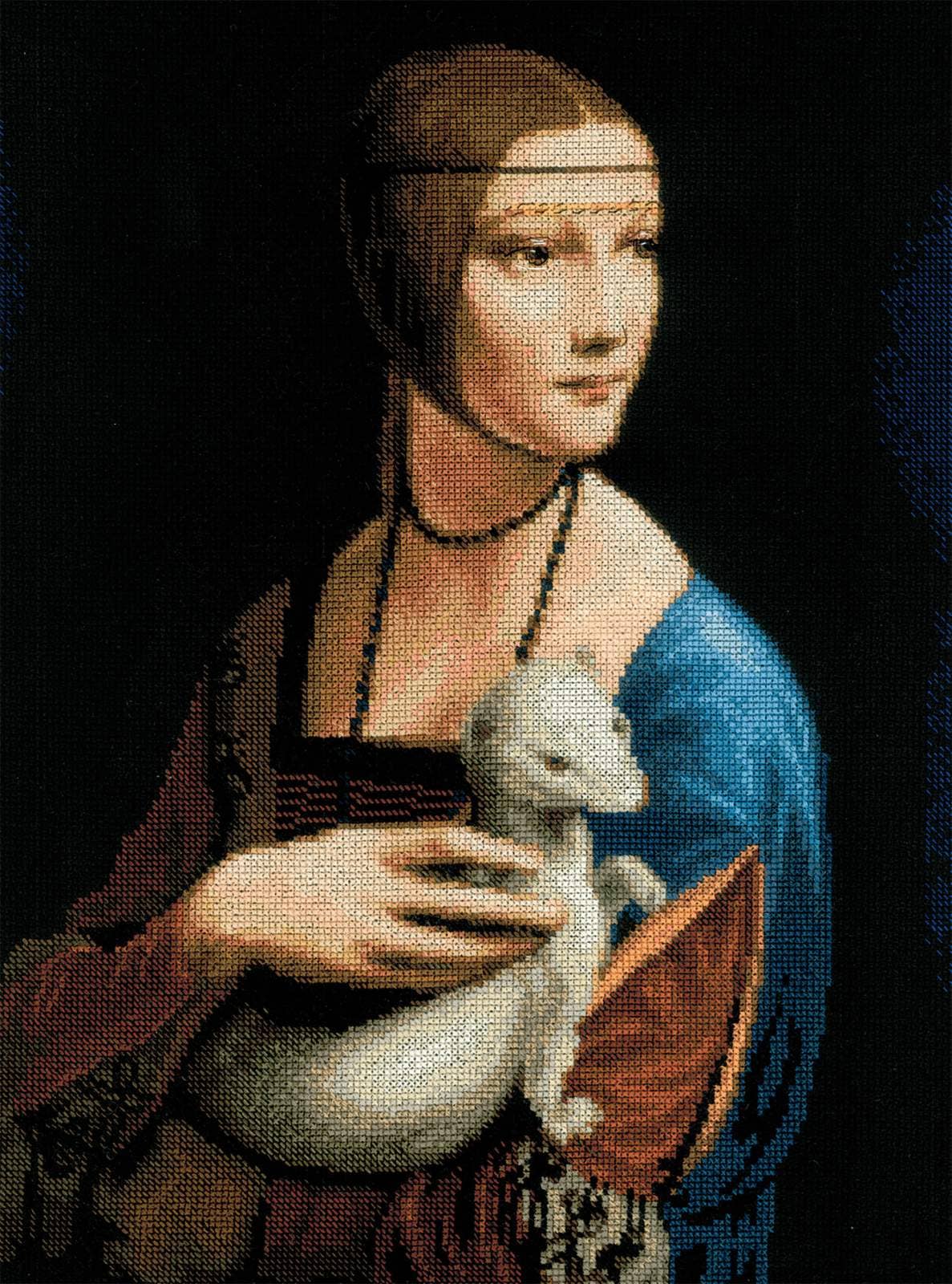 RIOLIS - Wholesale Embroidery/Cross Stitch Supplies - Cross Stitch Kit Riolis 2222 Lady With An Ermine Da Vinci2