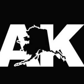 X Graphics Signs & Printing – wholesale Klistermärke – Alaska State Letters Dekal Bilfönster Laptop Karta Vinylklistermärke USA flagga Amer