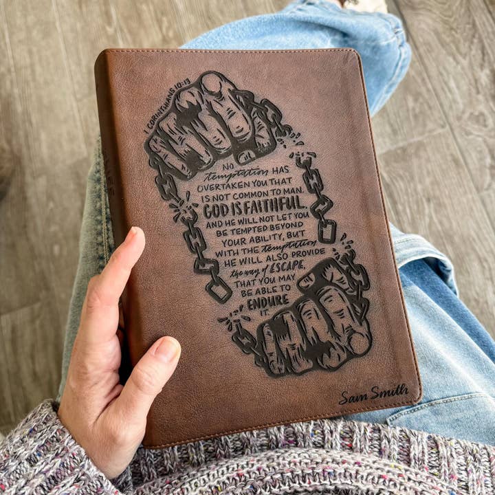 NLT Life Recovery Bible - No Temptation Has Overtaken You for wholesale by Joy Creative Bibles