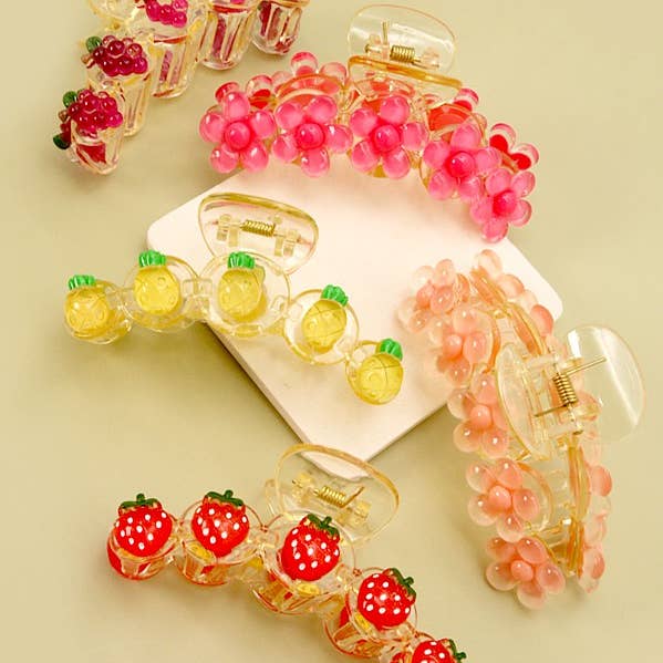 JOSSLYN by wall to wall - Wholesale Hair Clip - Women's - SUMMER HAIR CLAW CLIPS | 40H444