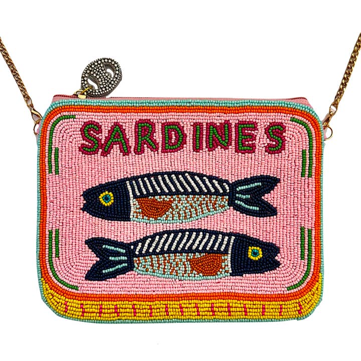 Lily Posh - Wholesale Clutch Bag - Women's - Sardines Mini Clutch Crossbody Beaded Bag Lily Posh 2