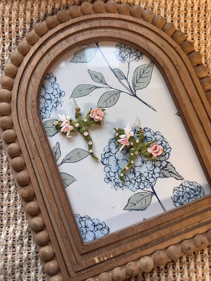 Fairy Dragons | Polymer Clay Earrings for wholesale by Watch Me Bloom