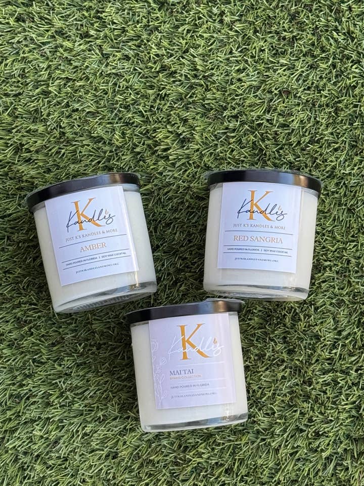 🌿 Bougies de la Collection Printemps pour la vente par Just K's Kandles & More