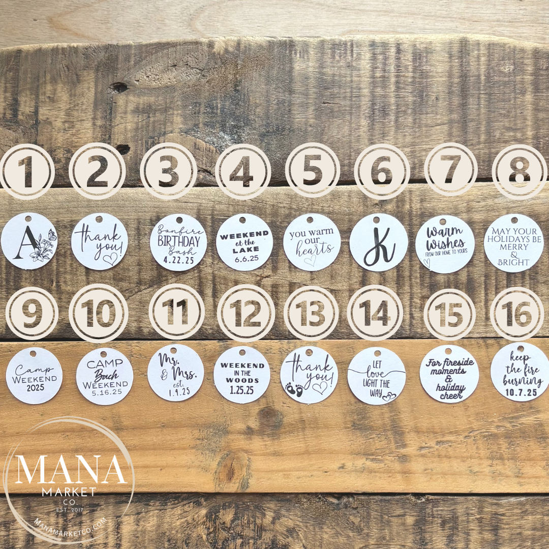 Mana Market Co. - Wholesale Party Favor - Soy Wax Fire Starter Scented Sachet and Wax Melt Favors & Gifts18